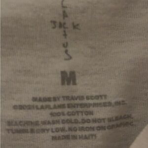 Travis Scott x Fragment Sunrise Tee used Size Meidum